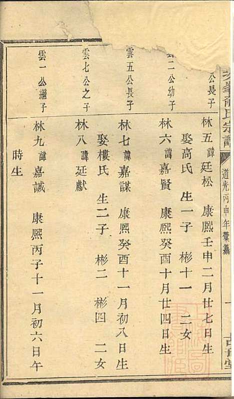 [下载][暨阳次峰俞氏宗谱]俞鸿裳_古邗堂_清道光16年1836_暨阳次峰俞氏家谱_二二.pdf