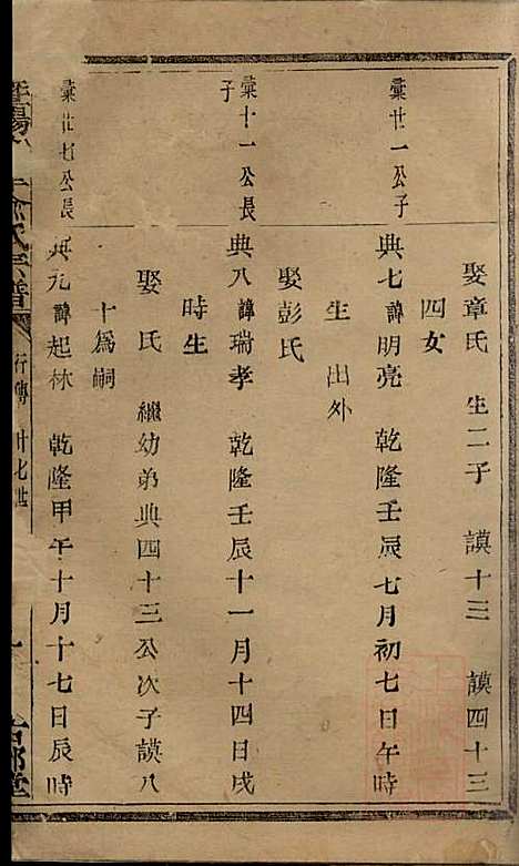 [下载][暨阳次峰俞氏宗谱]俞鸿裳_古邗堂_清道光16年1836_暨阳次峰俞氏家谱_三二.pdf