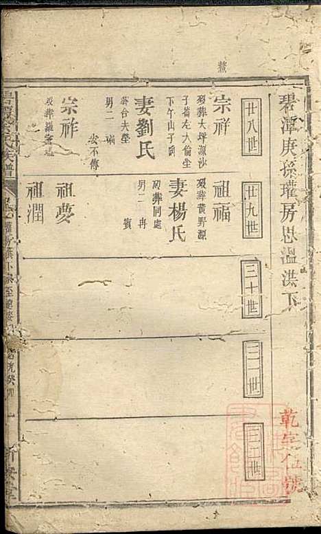 [下载][碧潭余氏族谱]新安堂_清道光23年1843_碧潭余氏家谱_一.pdf