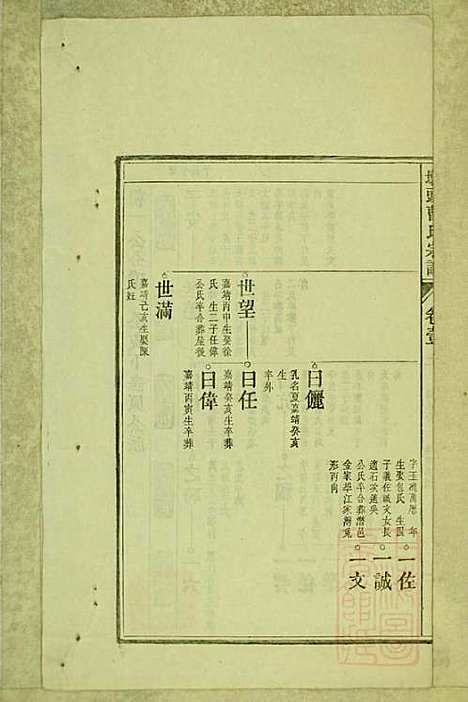 [下载][墩头曹氏宗谱]青阳曹氏_清光绪20年1894_墩头曹氏家谱_三.pdf