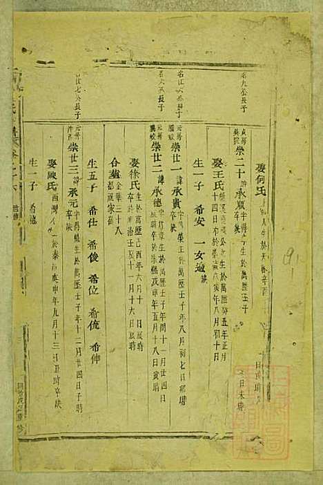 [下载][东阳南岑吴氏宗谱]东阳吴氏_清同治7年1868_东阳南岑吴氏家谱_九.pdf