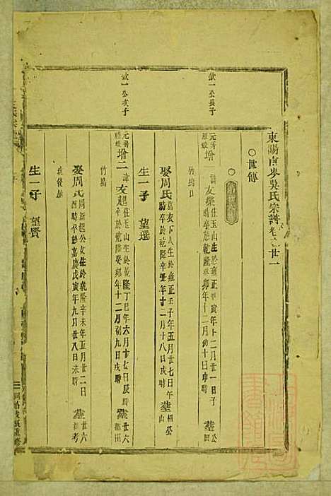 [下载][东阳南岑吴氏宗谱]东阳吴氏_清同治7年1868_东阳南岑吴氏家谱_十五.pdf