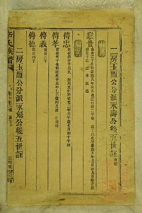 [下载][李氏族谱]李永龄_陇西堂_清同治13年1874_李氏家谱_五.pdf