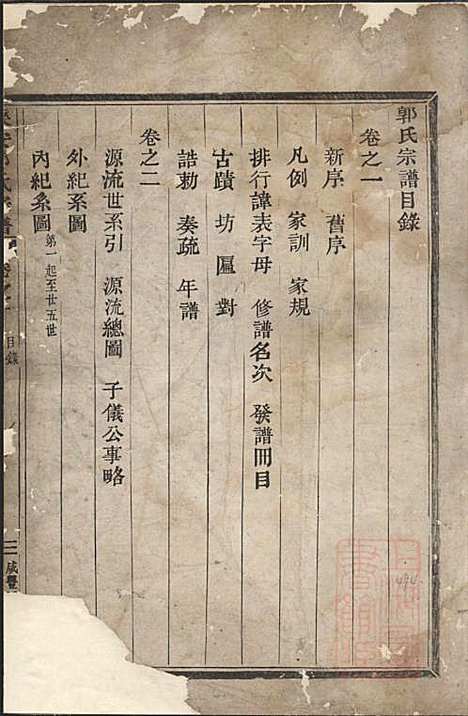 [下载][乐安郭氏宗谱]郭良文_乐安郭氏_清咸丰6年1856_乐安郭氏家谱_一.pdf