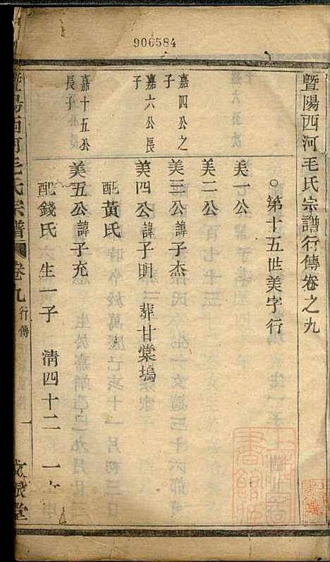 [下载][暨阳西河毛氏宗谱]毛凤翰_文振堂_清同治7年1868_暨阳西河毛氏家谱_九.pdf