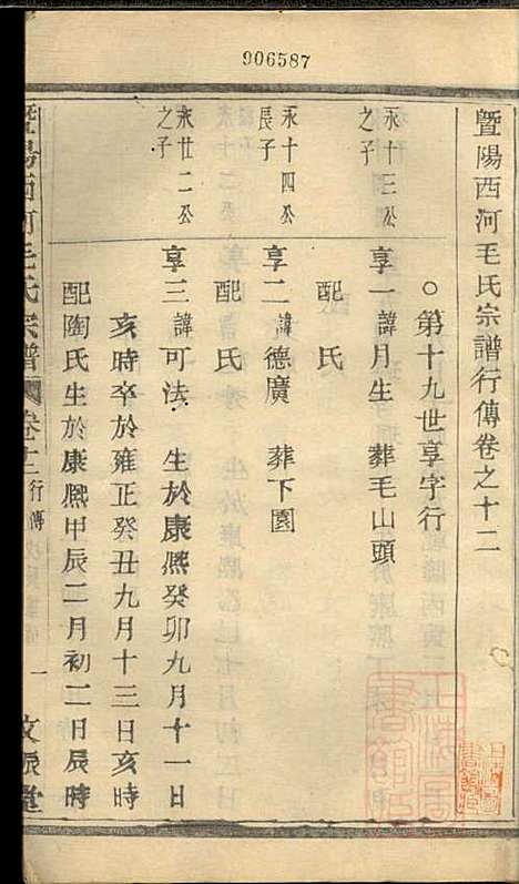 [下载][暨阳西河毛氏宗谱]毛凤翰_文振堂_清同治7年1868_暨阳西河毛氏家谱_十二.pdf