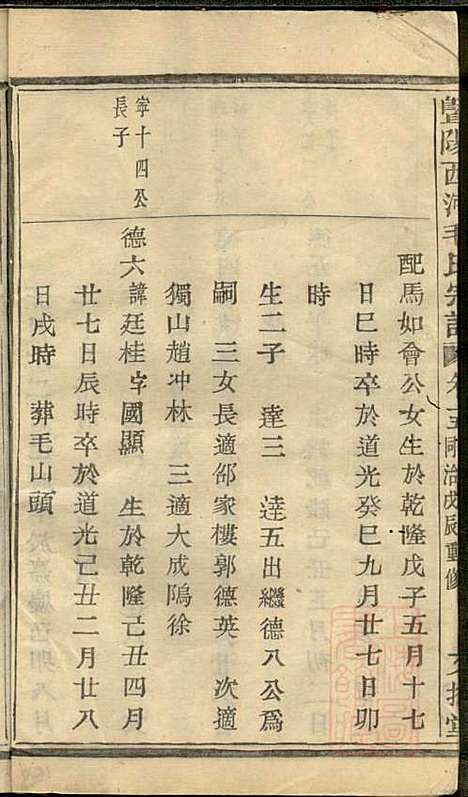 [下载][暨阳西河毛氏宗谱]毛凤翰_文振堂_清同治7年1868_暨阳西河毛氏家谱_十五.pdf