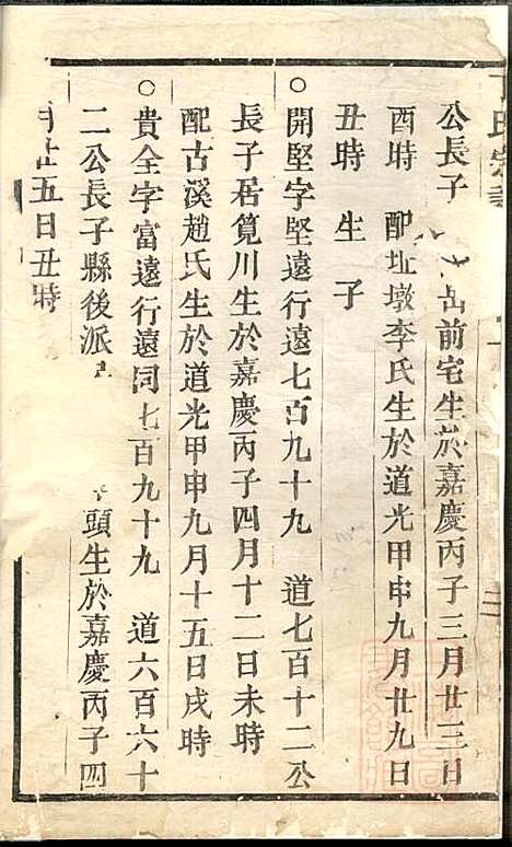 [下载][丁氏宗谱]清道光18年1838_丁氏家谱_四_.pdf