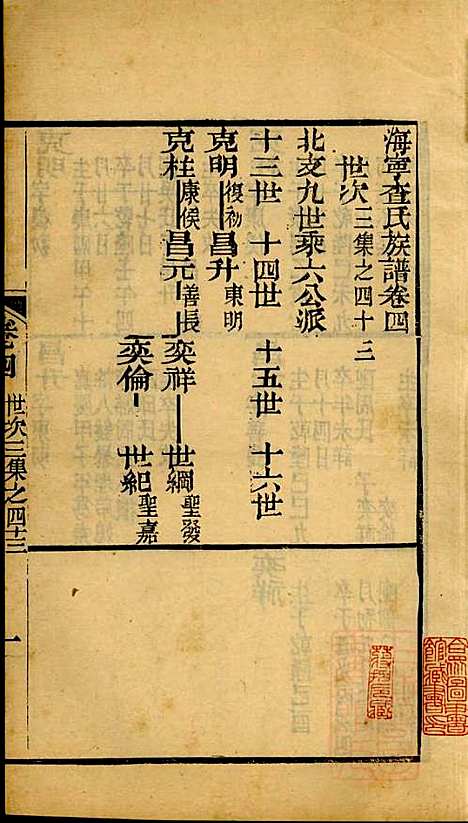 [下载][海宁查氏族谱]查元翶_海宁查氏_清道光8年1828_海宁查氏家谱_十七.pdf