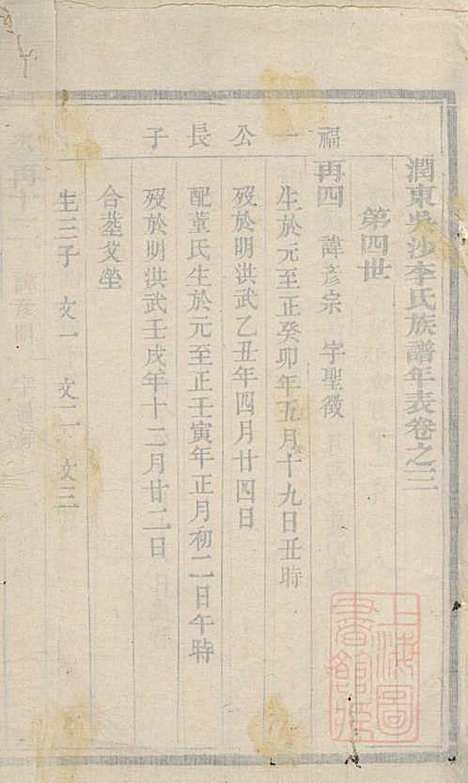 [下载][李氏族谱]李凤亭_镇江李氏_清同治11年1872_李氏家谱_二.pdf