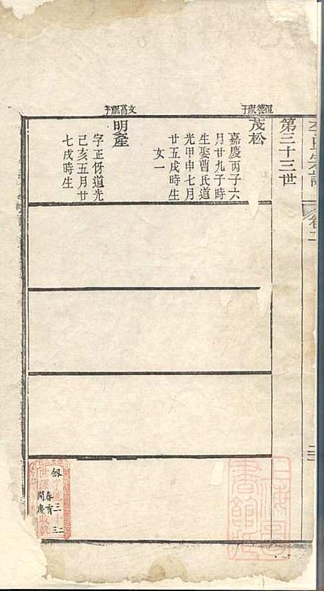 [下载][李氏宗谱]李景瀚_悫存堂_清道光25年1845_李氏家谱_一.pdf