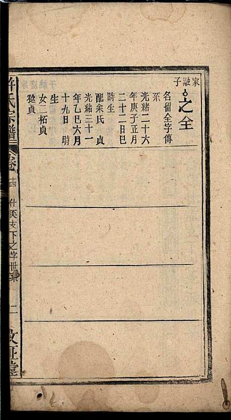 [下载][许氏宗谱]许立庄_文正堂_民国21年1932_许氏家谱_十四.pdf