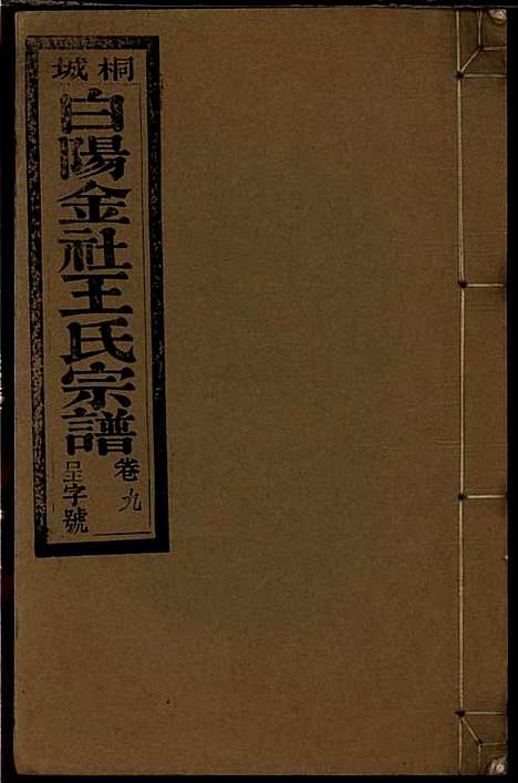 [下载][桐城白阳金社王氏宗谱]王之道_谟烈堂_民国28年1939_桐城白阳金社王氏家谱_九.pdf