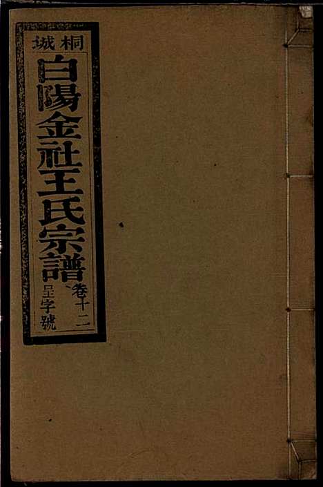 [下载][桐城白阳金社王氏宗谱]王之道_谟烈堂_民国28年1939_桐城白阳金社王氏家谱_十二.pdf