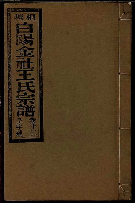 [下载][桐城白阳金社王氏宗谱]王之道_谟烈堂_民国28年1939_桐城白阳金社王氏家谱_十五.pdf