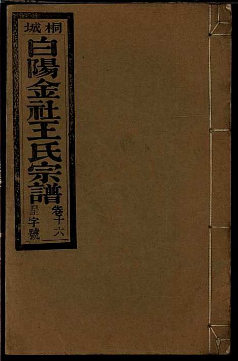 [下载][桐城白阳金社王氏宗谱]王之道_谟烈堂_民国28年1939_桐城白阳金社王氏家谱_十六.pdf