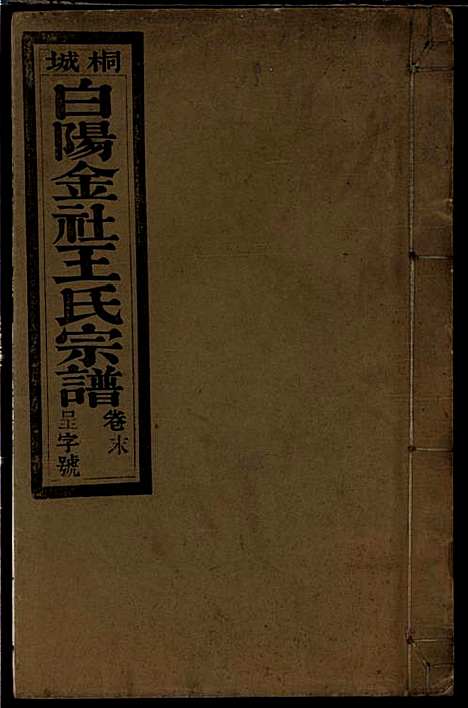 [下载][桐城白阳金社王氏宗谱]王之道_谟烈堂_民国28年1939_桐城白阳金社王氏家谱_十八.pdf