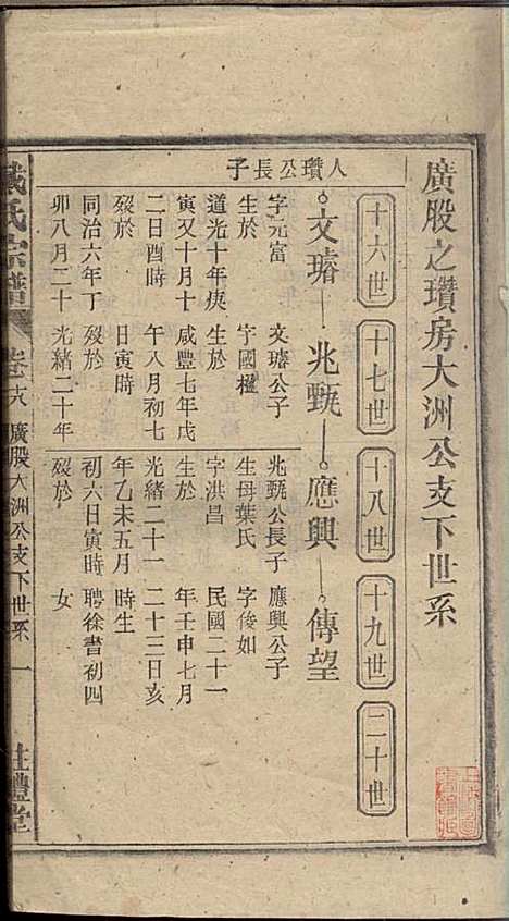 [下载][戴氏宗谱]戴文广_注礼堂_民国34年1945_戴氏家谱_十九.pdf