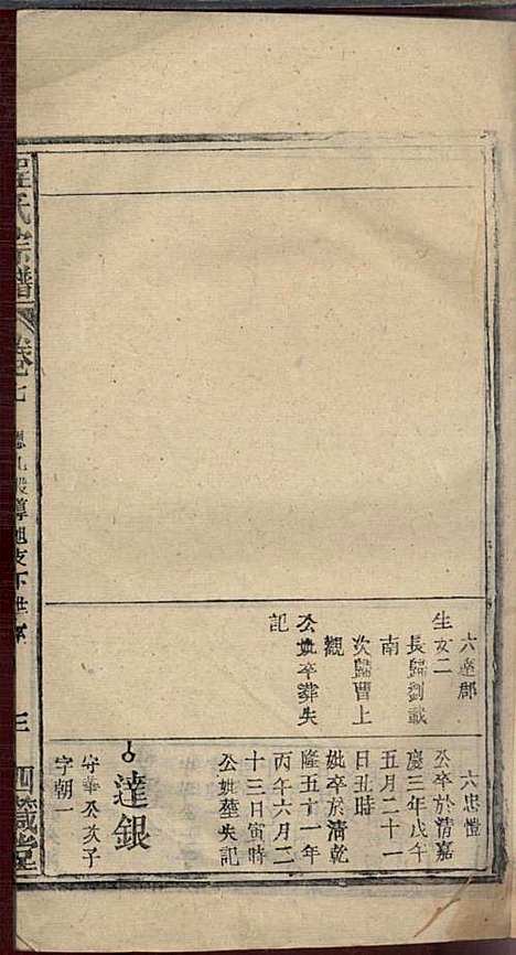 [下载][程氏宗谱]程畹香/程凤佐_四箴堂_民国五年1916_程氏家谱_九.pdf