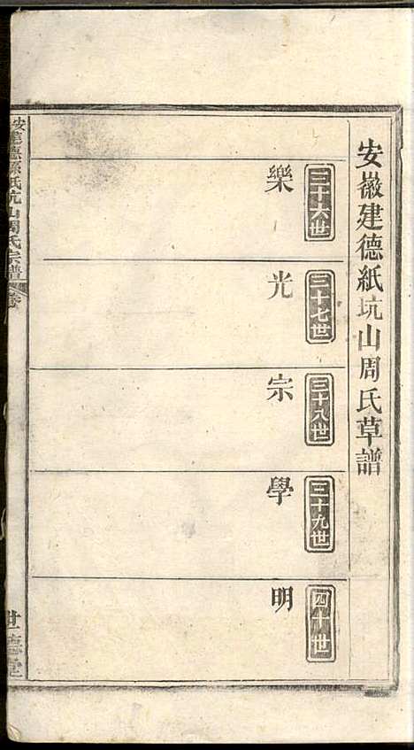 [下载][安徽建德县纸坑山周氏宗谱]周馥_世德堂_清宣统3年1911_安徽建德县纸坑山周氏家谱_一.pdf