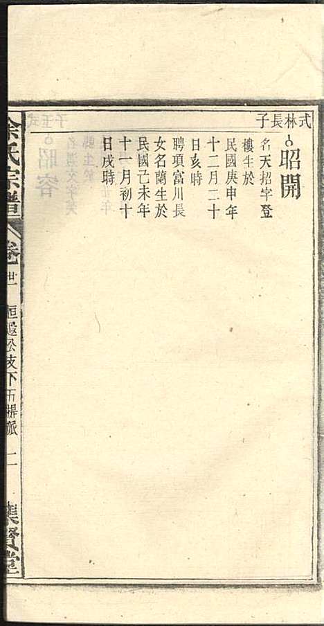 [下载][余氏宗谱]余殿抡_集贤堂_民国15年1926_余氏家谱_二一.pdf