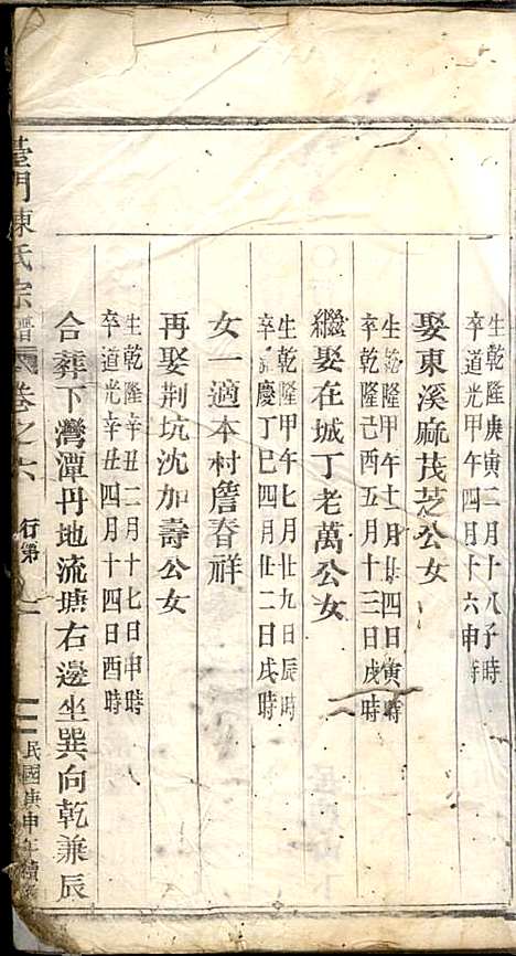 [下载][台门陈氏宗谱]缙云陈氏_民国9年1920_台门陈氏家谱_二.pdf