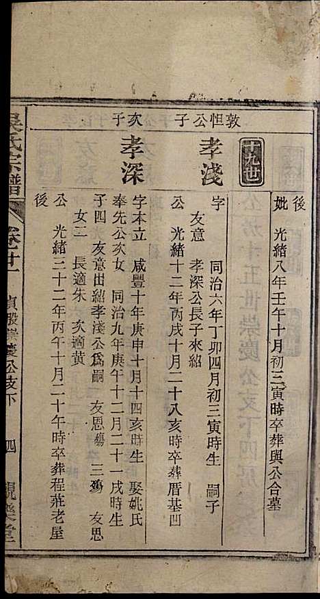 [下载][怀邑吴氏宗谱]吴桢_观乐堂_民国10年1921_怀邑吴氏家谱_二一.pdf