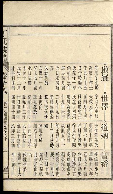 [下载][丁氏族谱]丁席珍_怀宁丁氏_民国10年1921_丁氏家谱_八.pdf