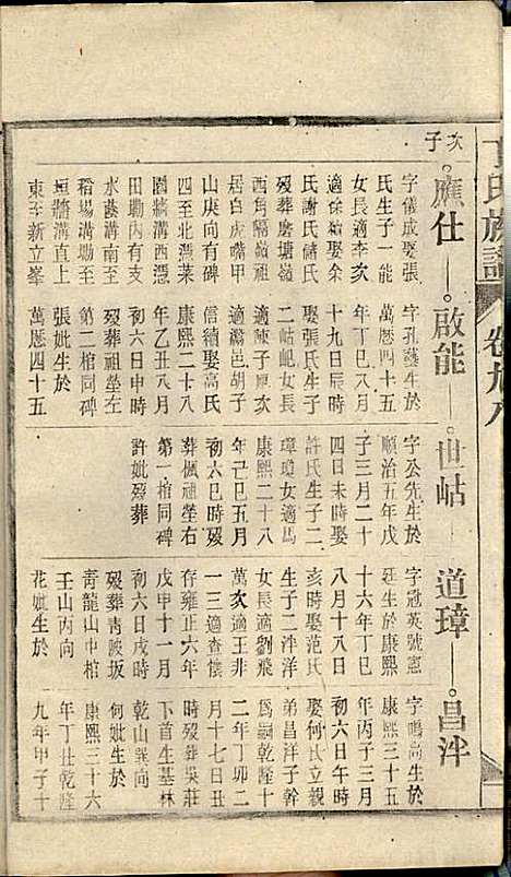 [下载][丁氏族谱]丁席珍_怀宁丁氏_民国10年1921_丁氏家谱_十八.pdf