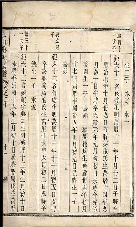 [下载][东山傅氏宗谱]清.傅为染_木活字本/_金华傅氏_清雍正7年1729_东山傅氏家谱_六——.pdf