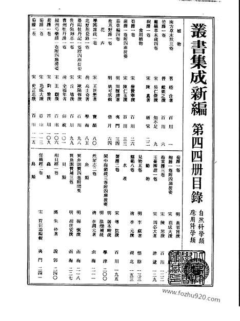 [下载][第044册_自然科学类_应用科学类_新文丰丛书集成新编]新文丰丛书集成.新编.pdf