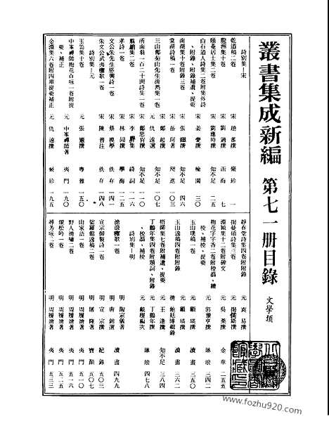 [下载][第071册_文学类_新文丰丛书集成新编]新文丰丛书集成.新编.pdf