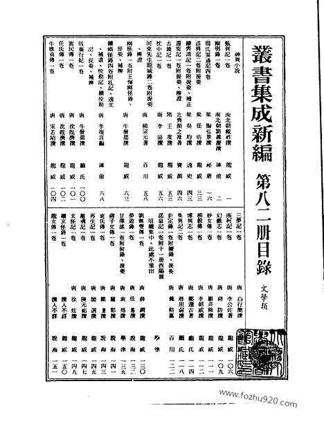 [下载][第082册_文学类_新文丰丛书集成新编]新文丰丛书集成.新编.pdf