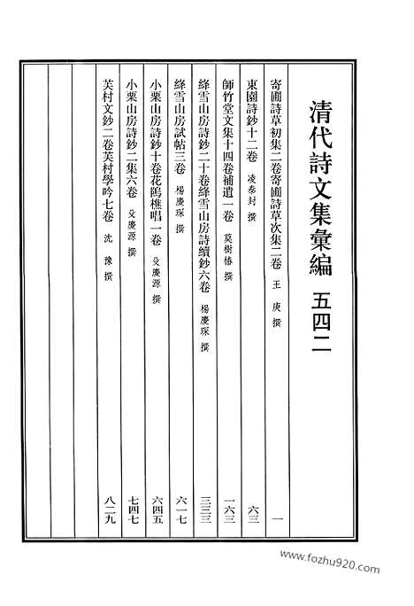 [下载][542_清代诗文集汇编]清代诗文集汇编.pdf