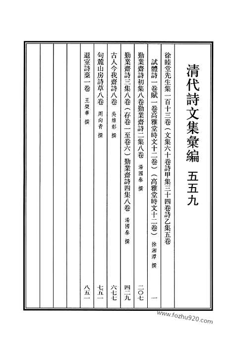 [下载][559_清代诗文集汇编]清代诗文集汇编.pdf