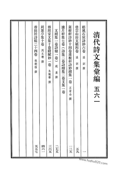 [下载][561_清代诗文集汇编]清代诗文集汇编.pdf