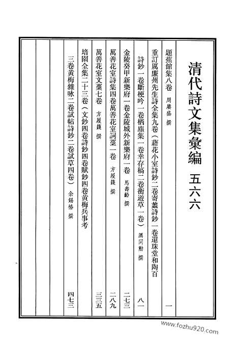 [下载][566_清代诗文集汇编]清代诗文集汇编.pdf