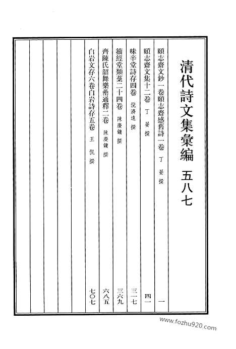 [下载][587_清代诗文集汇编]清代诗文集汇编.pdf