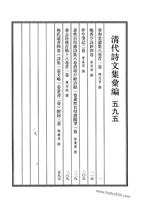 [下载][595_清代诗文集汇编]清代诗文集汇编.pdf