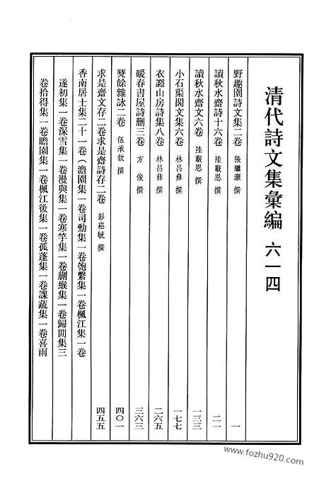 [下载][614_清代诗文集汇编]清代诗文集汇编.pdf