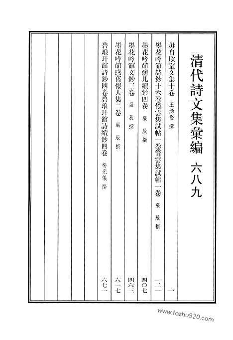 [下载][689_清代诗文集汇编]清代诗文集汇编.pdf