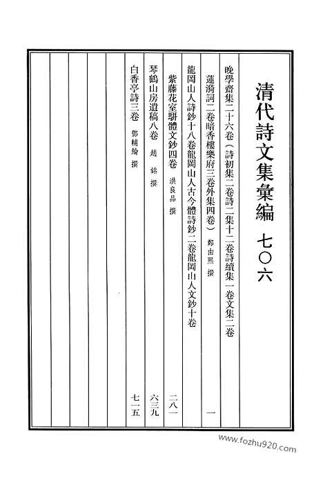 [下载][706_清代诗文集汇编]清代诗文集汇编.pdf