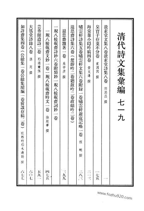 [下载][719_清代诗文集汇编]清代诗文集汇编.pdf