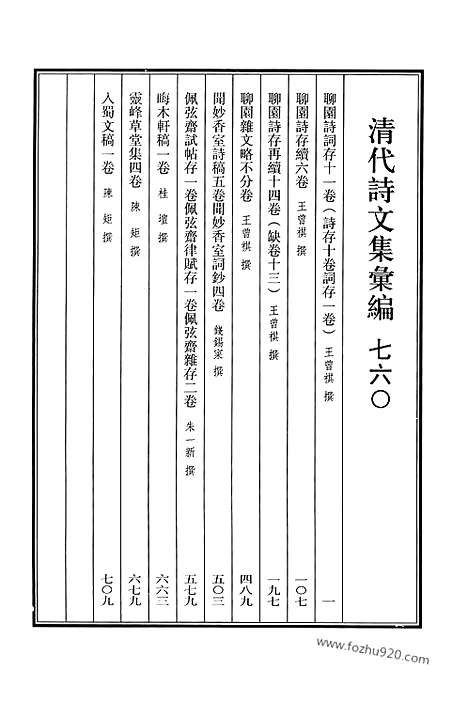 [下载][760_清代诗文集汇编]清代诗文集汇编.pdf