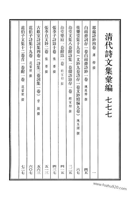 [下载][777_清代诗文集汇编]清代诗文集汇编.pdf