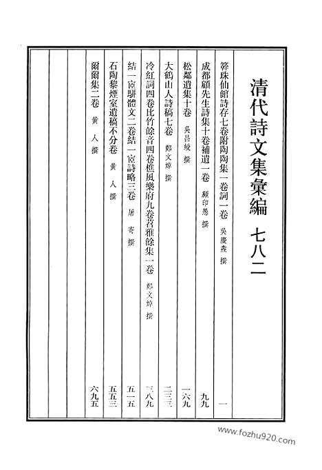 [下载][782_清代诗文集汇编]清代诗文集汇编.pdf