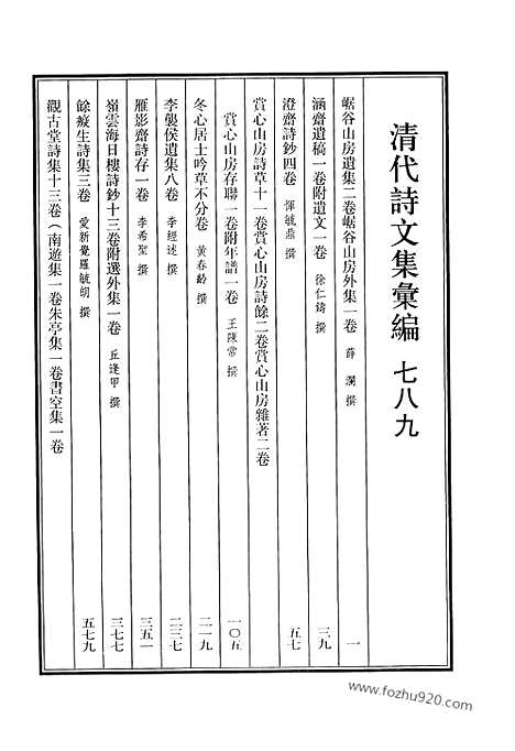 [下载][789_清代诗文集汇编]清代诗文集汇编.pdf