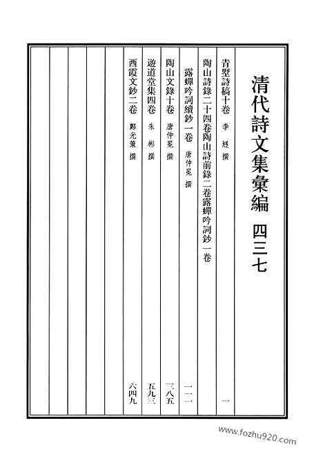 [下载][437_清代诗文集汇编]清代诗文集汇编.pdf