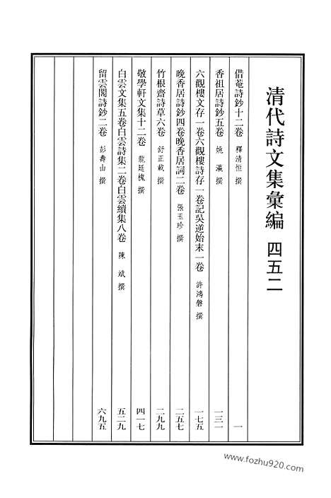 [下载][452_清代诗文集汇编]清代诗文集汇编.pdf