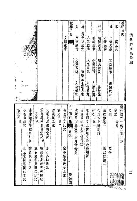 [下载][乐余园百一偶存集_梧月堂诗草_胡峄阳先生遗书_玉严诗集_陶子师先生集_南崖集_御赐齐年堂文集_清代诗文集汇编]清代诗文集汇编.pdf